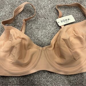 NWT Soma Smooth Nude Underwire Bra